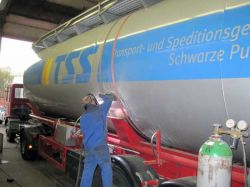 Prüfung von Silofahrzeugen