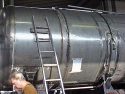 Instandsetzung Unfallschaden an einem Tankauflieger