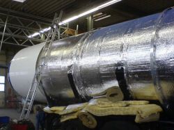 Instandsetzung Unfallschaden an einem Biertankauflieger