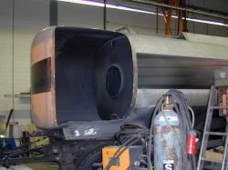 Instandsetzung Unfallschaden an einem Tankanhänger