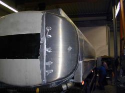 Instandsetzung Unfallschaden an einem Tankanhänger