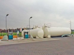 Neubau öffentliche Tankstelle für Dieselkraftstoff und Biodiesel