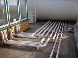 Neubau Rohrleitungssystem an einer öffentlichen Tankstelle