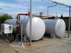 Tankanlage zum eichfähigen Auslagern von Dieselkraftstoff