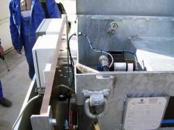 Ausrüstung der Tanktechnik mit Tankautomaten an der stationären Tankanlage